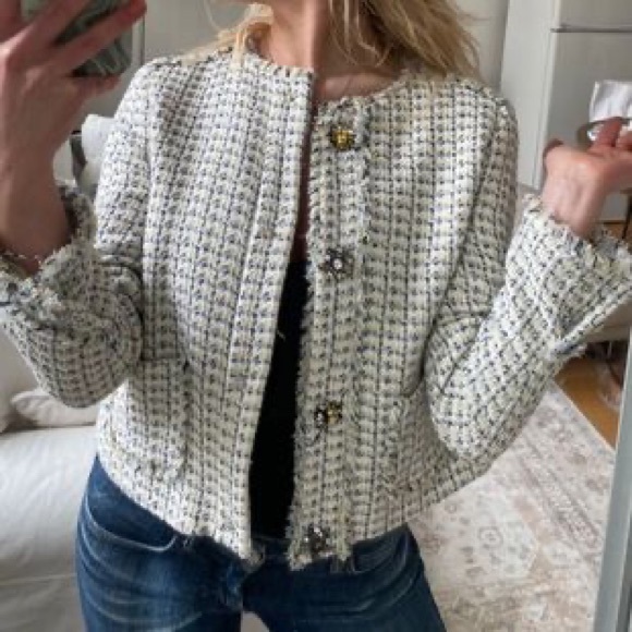 Zara Tweed Jacket - Picture 2 of 4
